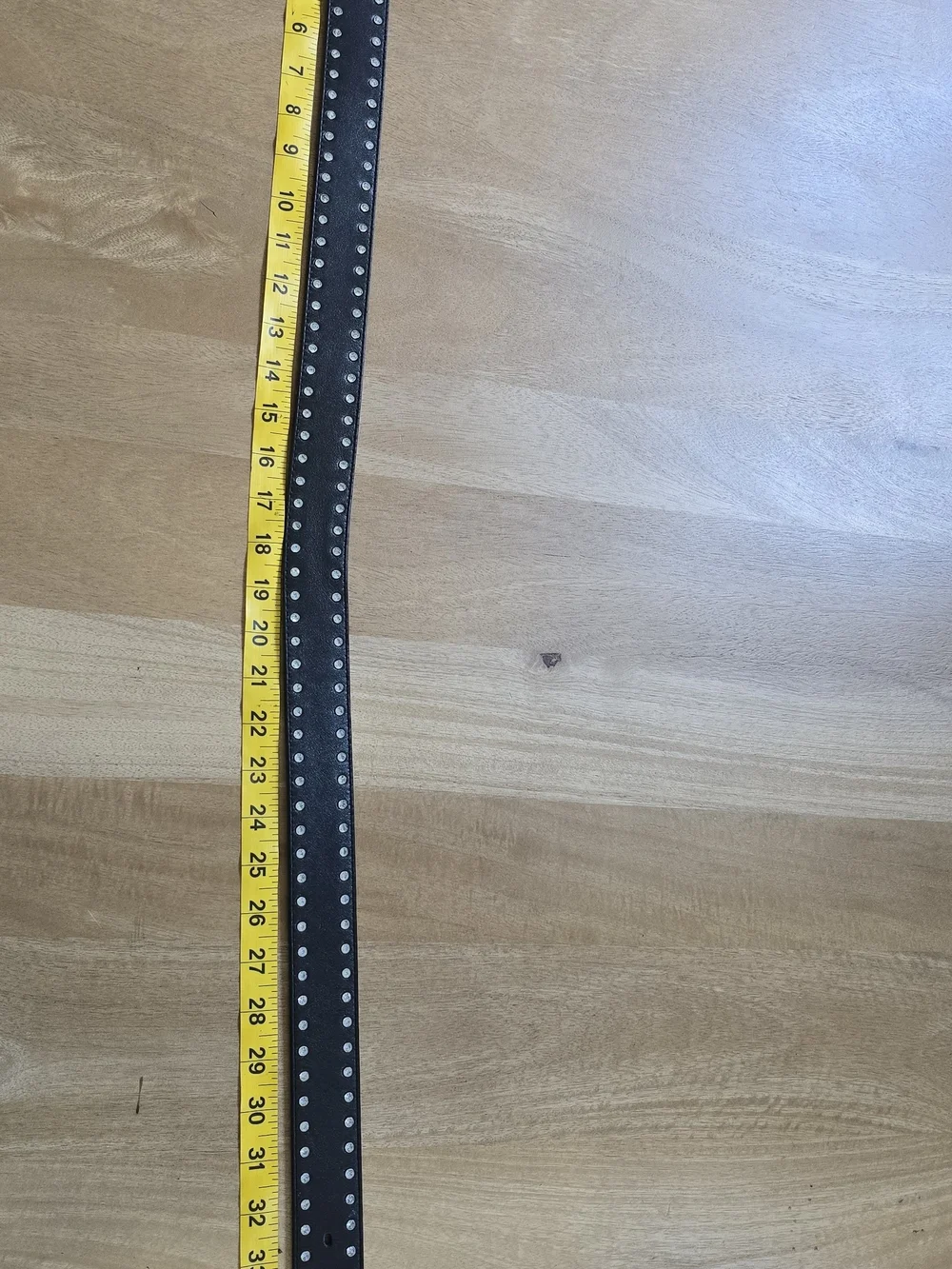 Tony Lama Size 36 Black Leather Bling Belt | Rhinestone Cross Buckle C50423 - Picture 10 of 11
